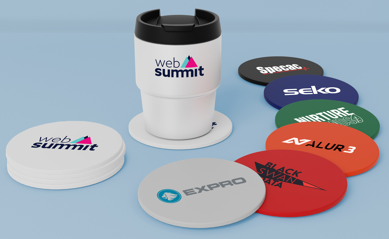 Gummy - Coasters with Logo